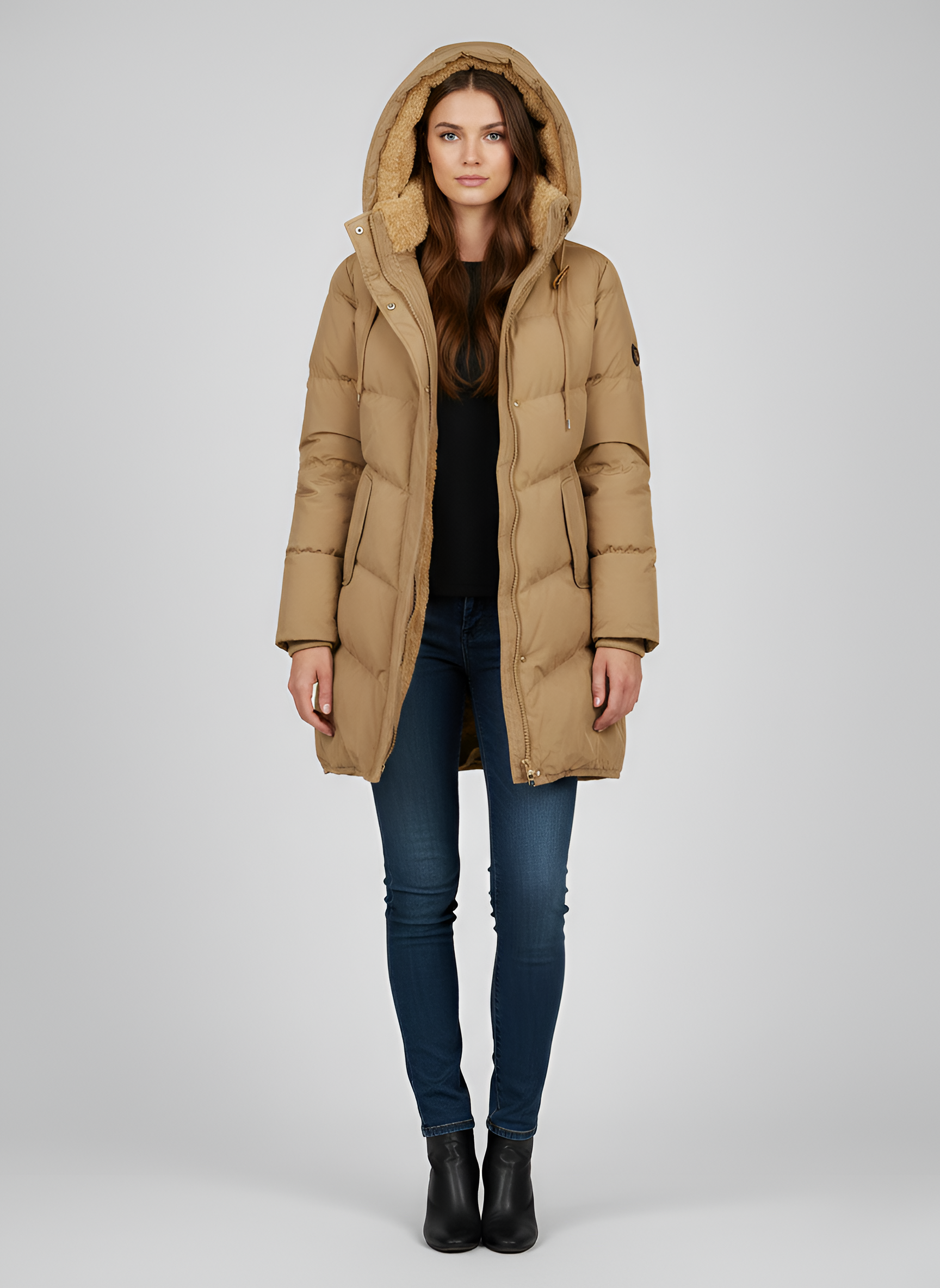 Chaqueta lujosa y aislante