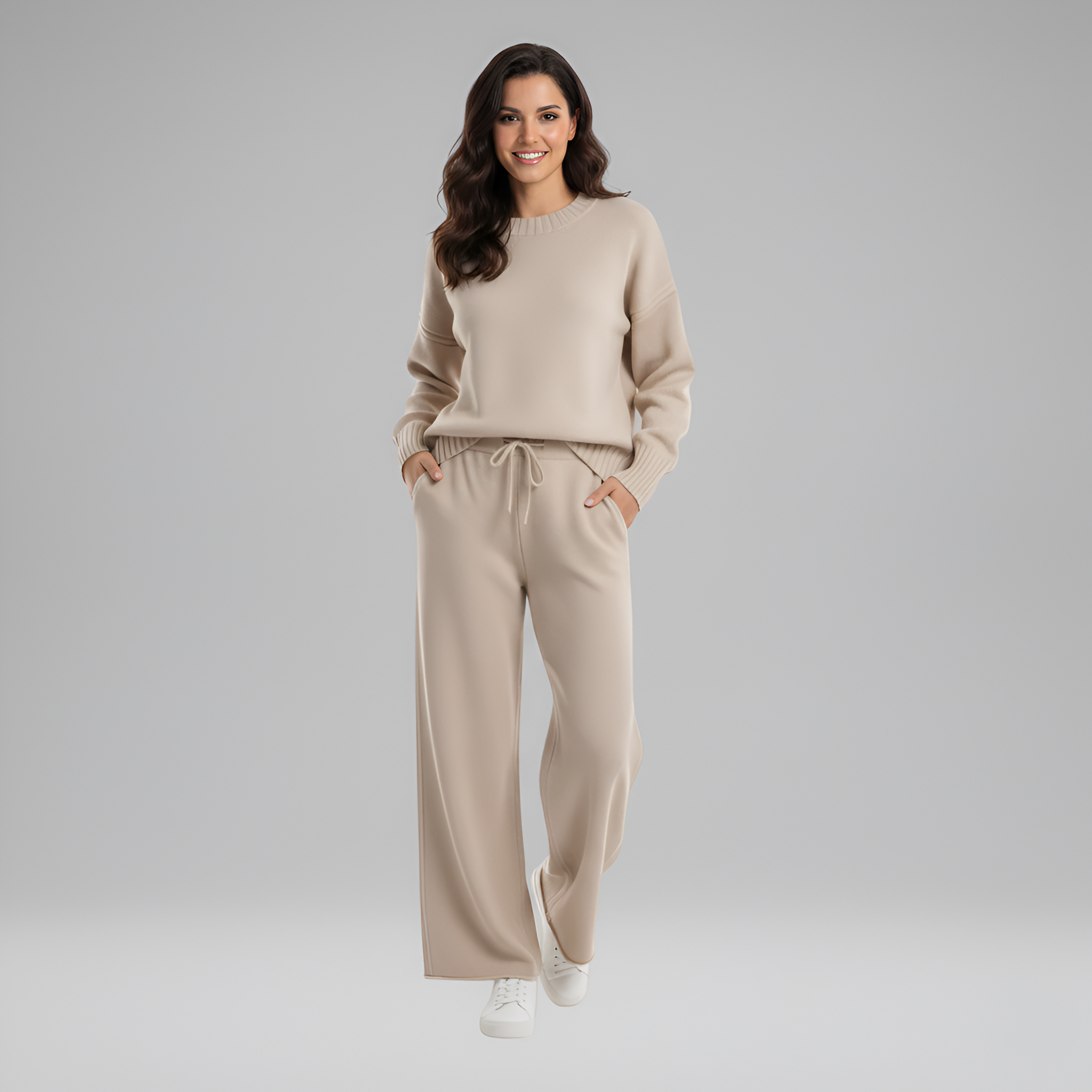 Valerios Fashion kompletné dámske loungewear z mäkkej pleteniny