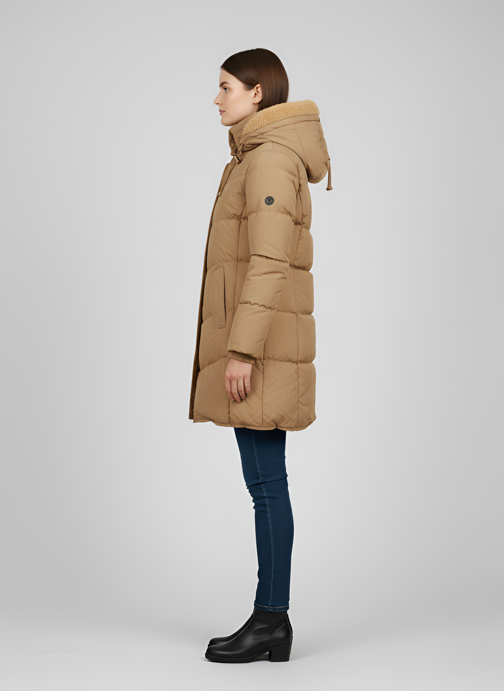 Chaqueta lujosa y aislante