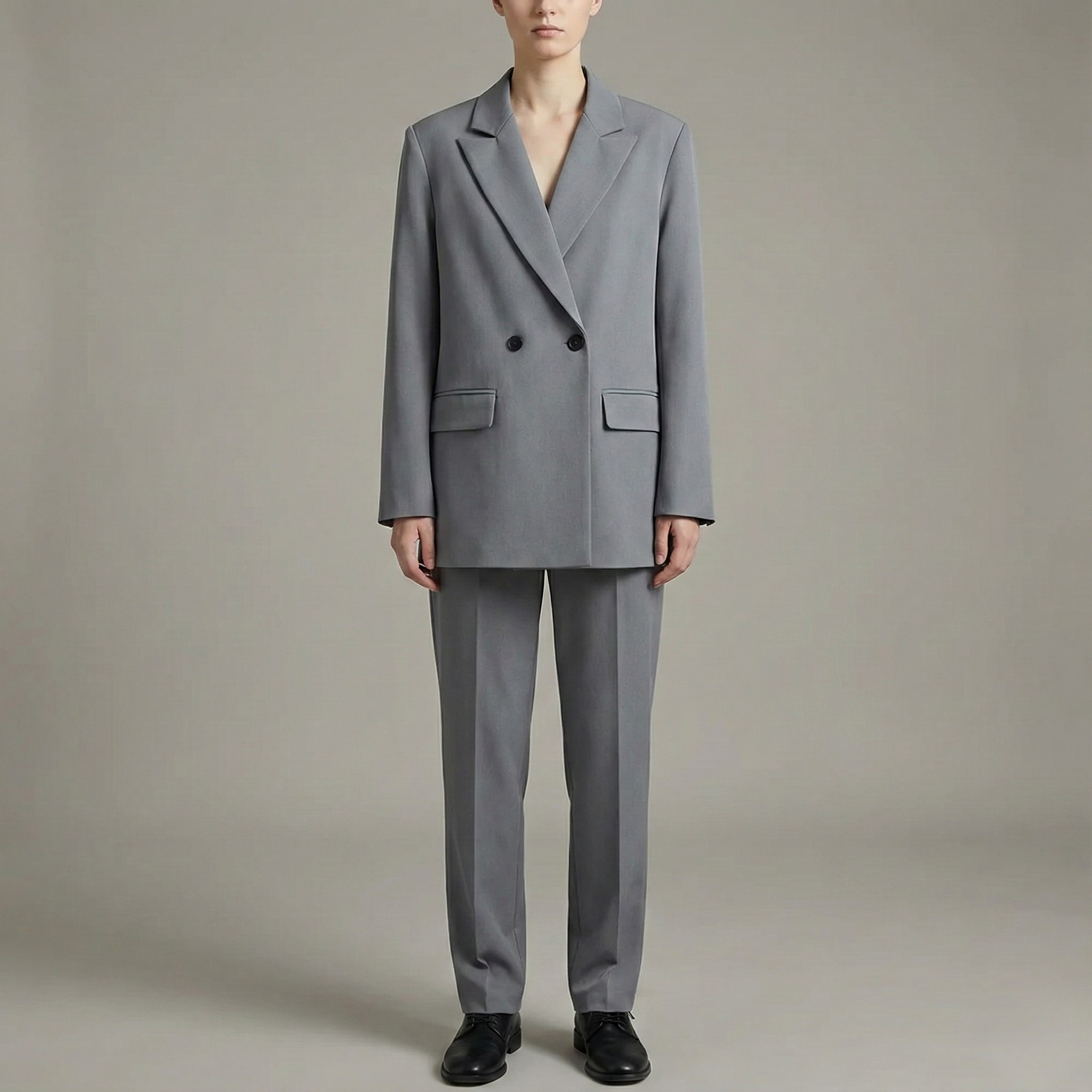 Blazer de moda Valerios para mujer, sastre con solapa clásica y cierre de un solo botón