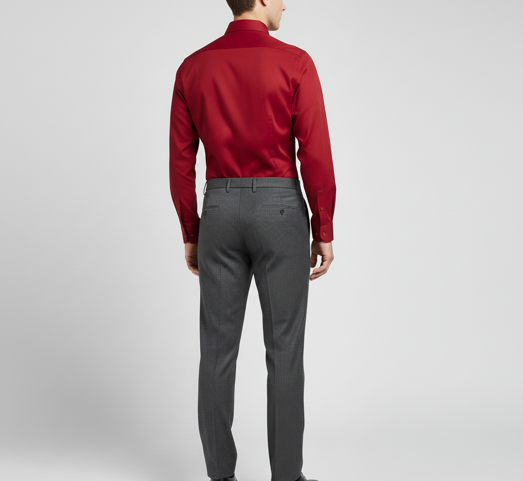 Valerios Fashion camicia uomo cotone elegante slim fit