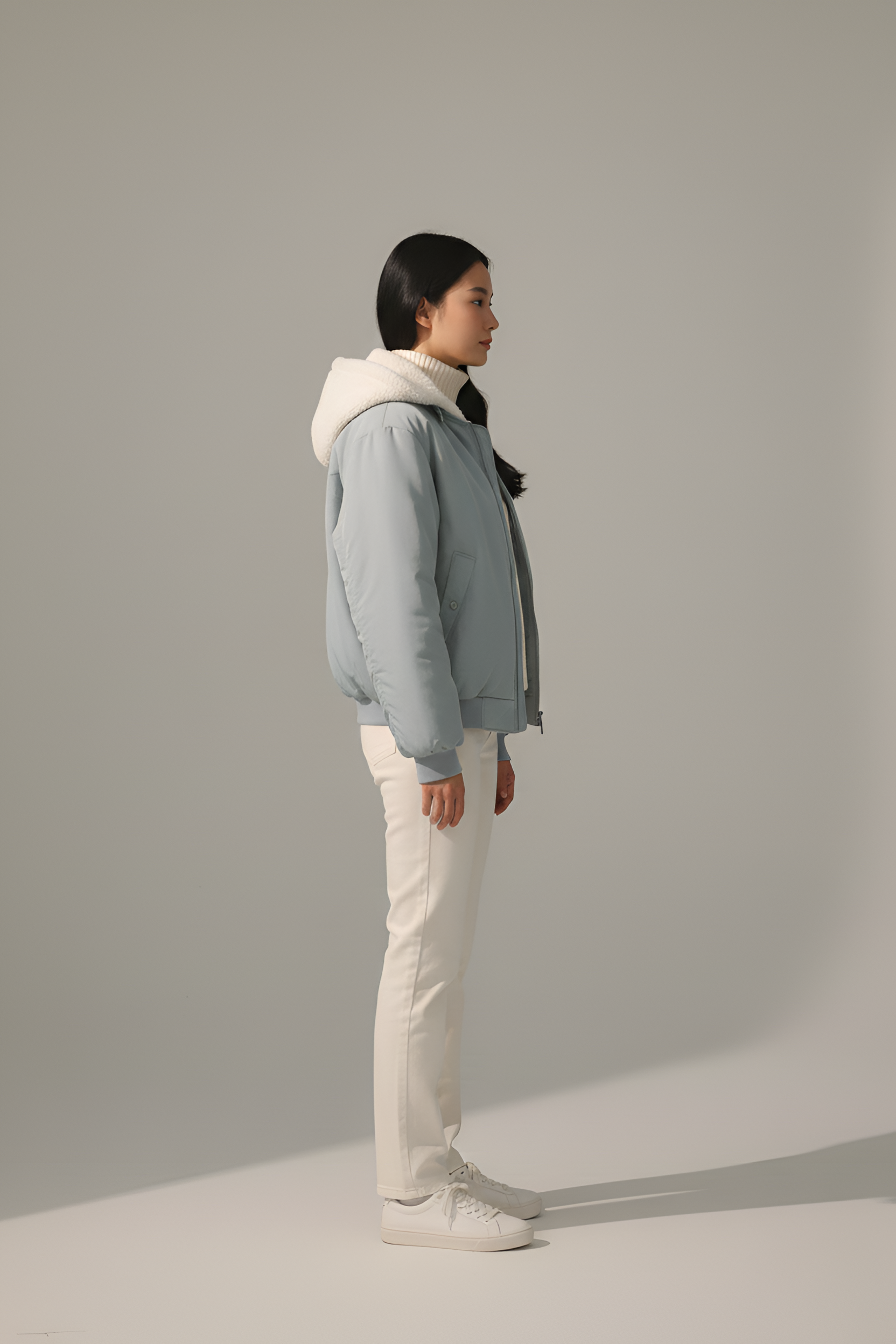 Valerios Fashion Chaqueta para Mujer en Ecopiel con Cremallera Ajuste Suave