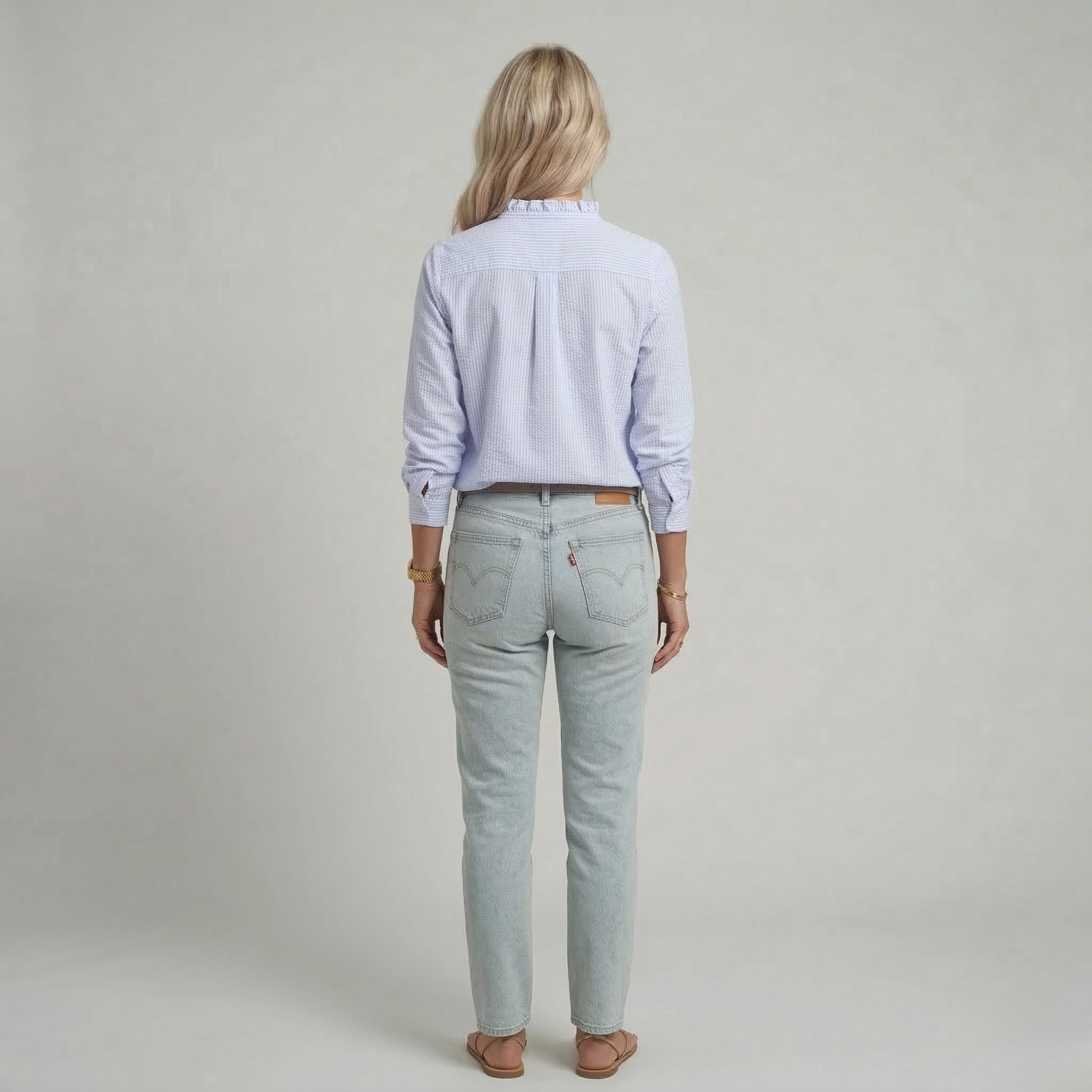 Harper | Bluză damă cu nasturi și detaliu cu volane