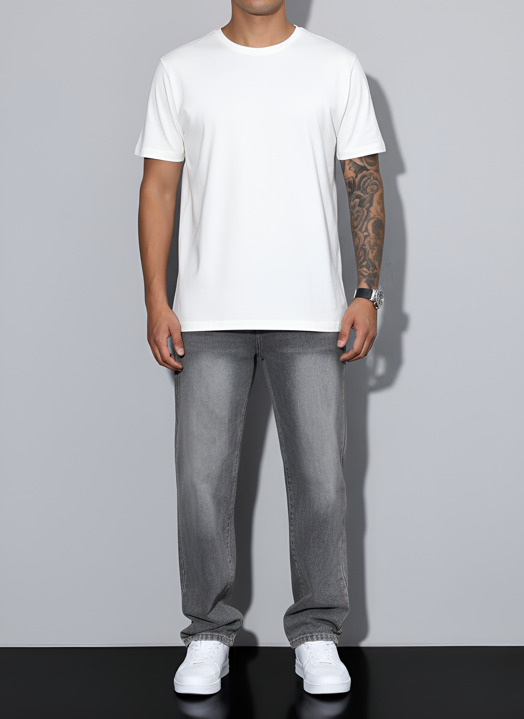 Valerios módní pánské džíny casual z bavlněného denimu s pravidelným střihem