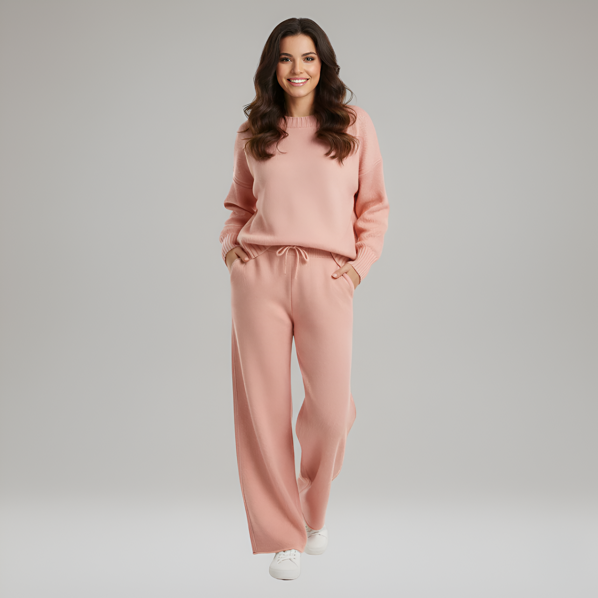 Valerios Fashion kompletné dámske loungewear z mäkkej pleteniny