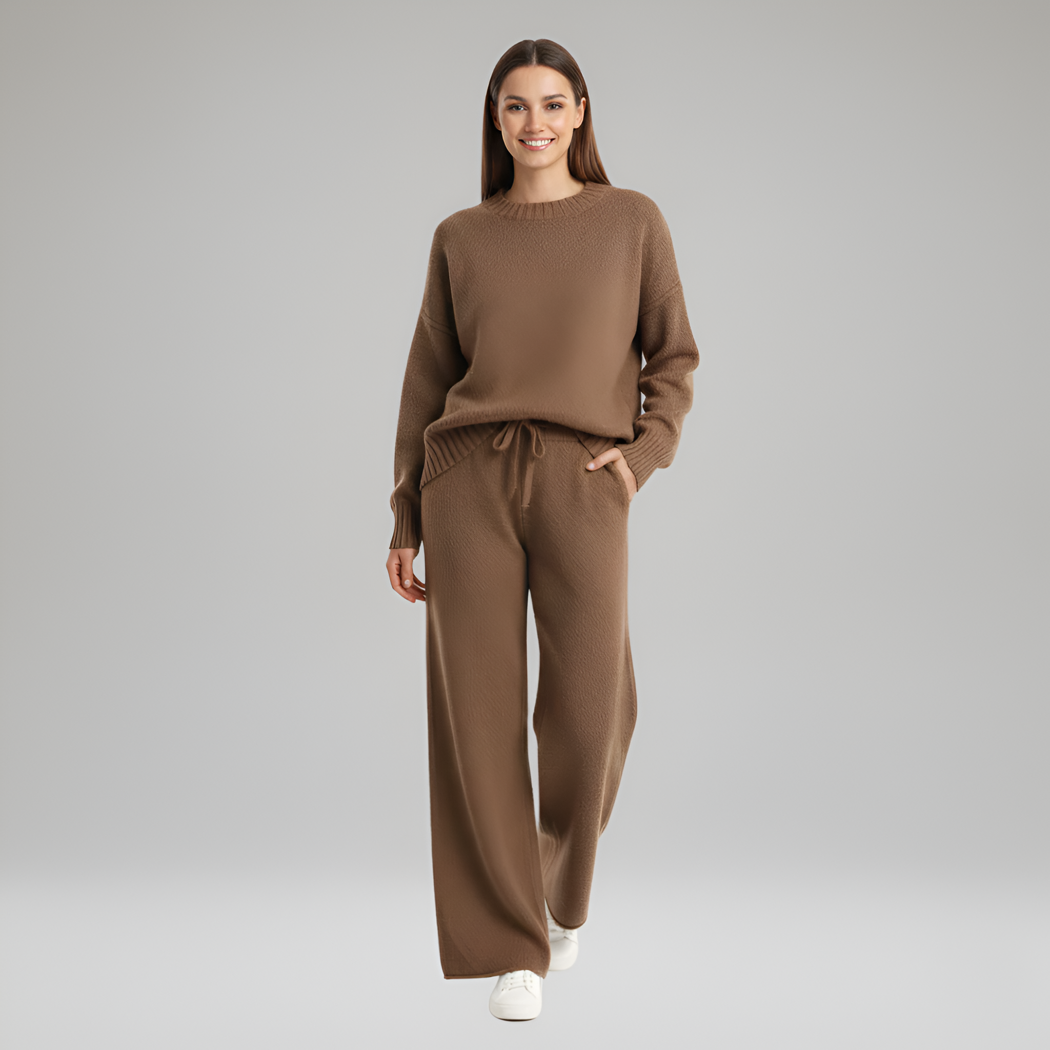 Valerios Fashion kompletné dámske loungewear z mäkkej pleteniny