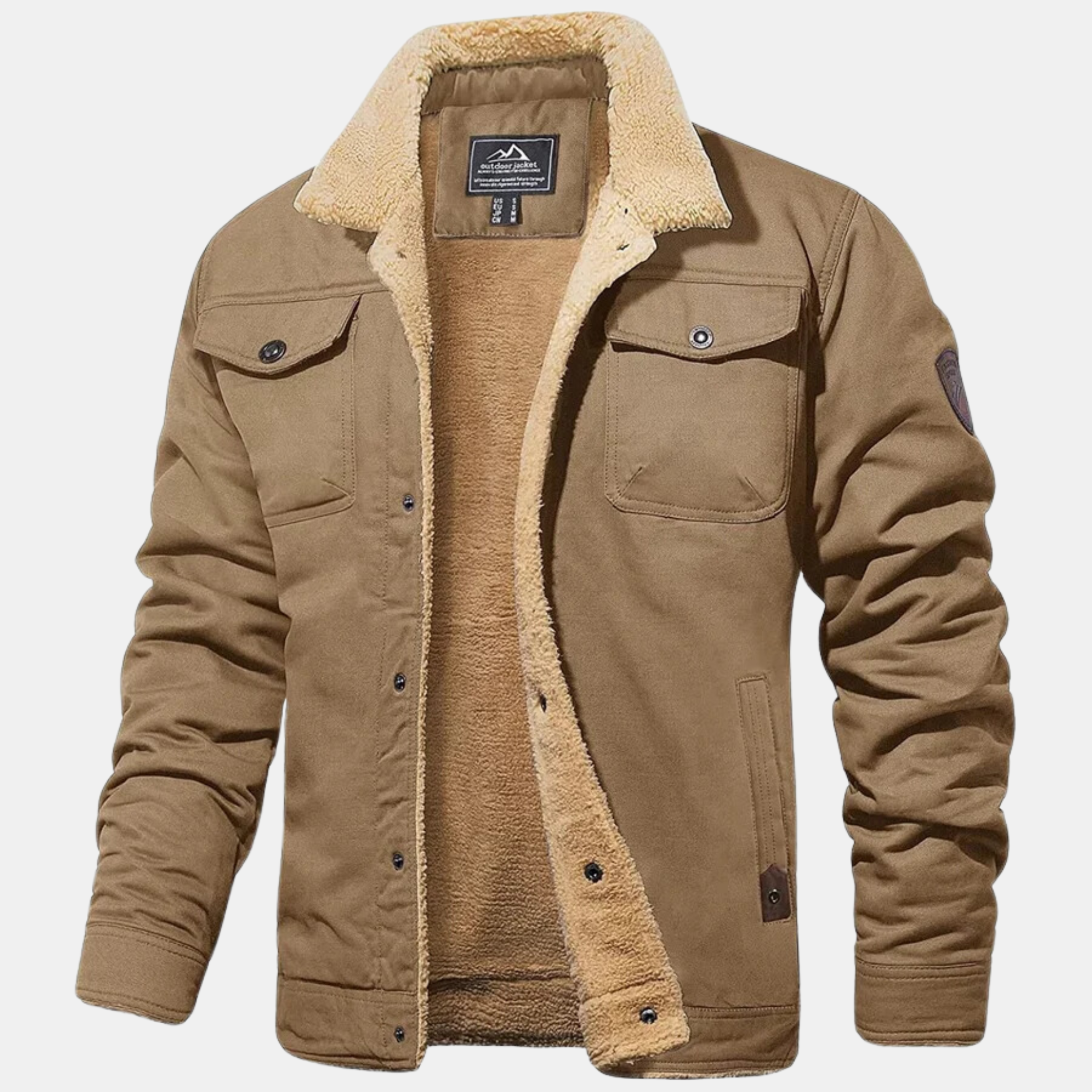 Κλασικό vintage ανδρικό bomber μπουφάν