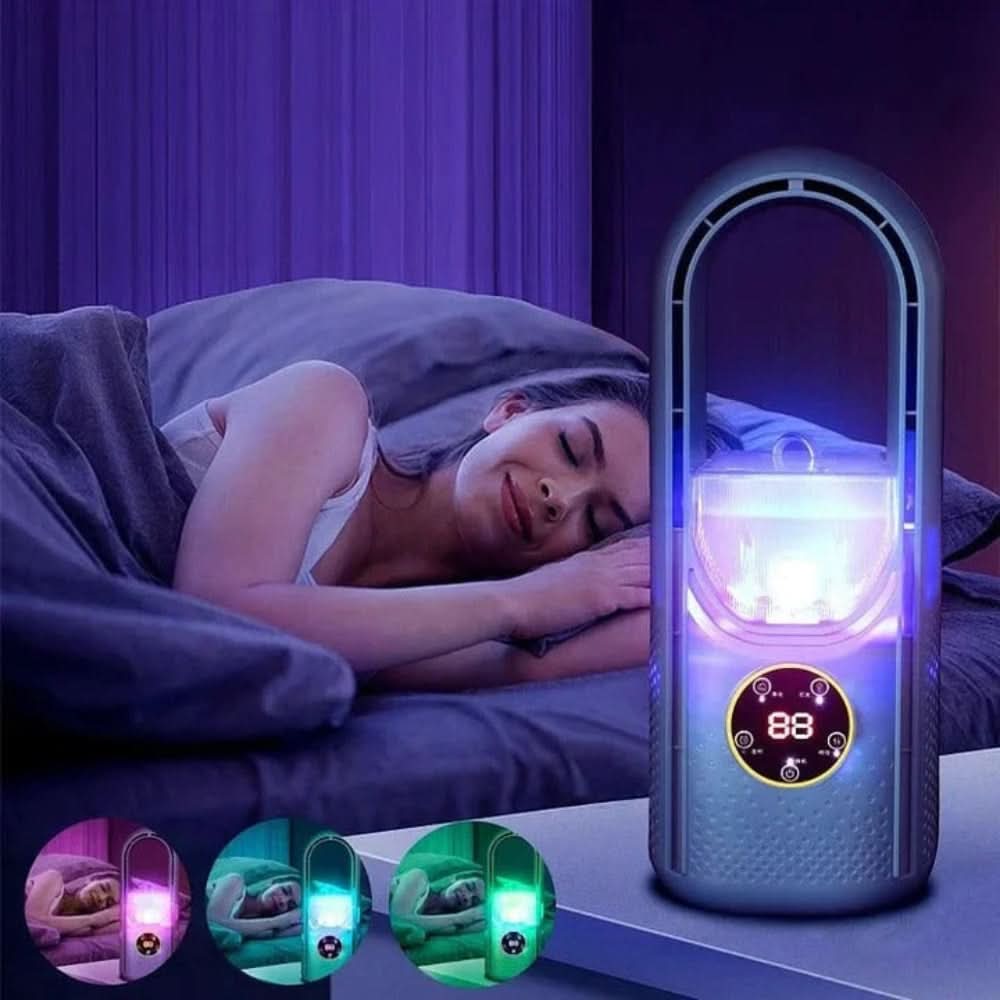 Climatiseur sans pales pour des nuits reposantes.