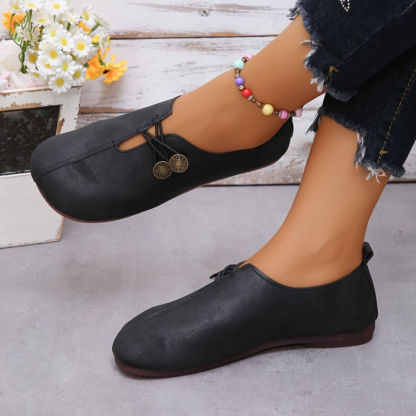 Dámské slip-on boty Comfort s flexibilní podrážkou
