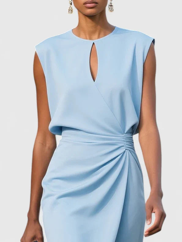 Elegantní midi šaty na slavnostní příležitost pro ženy