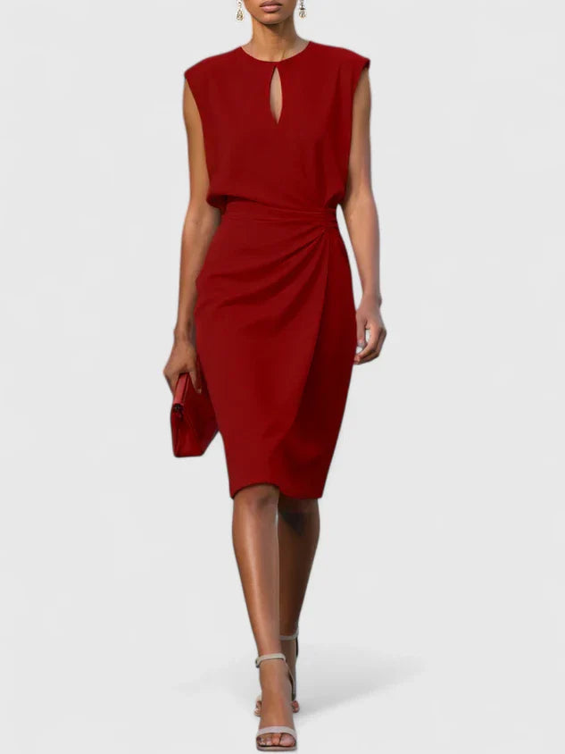 Elegantní midi šaty na slavnostní příležitost pro ženy
