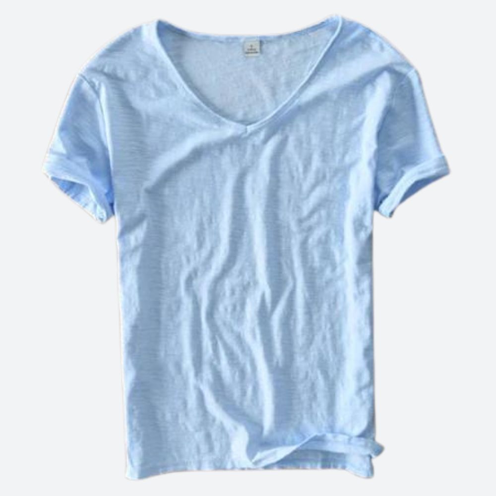 T-shirt Estival Aéré en Coton et Lin - Maxx