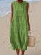 Robe longue femme décontractée, intemporelle, élégante, ample et légère