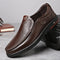 Chaussures Slip-On pour Homme en Cuir Véritable