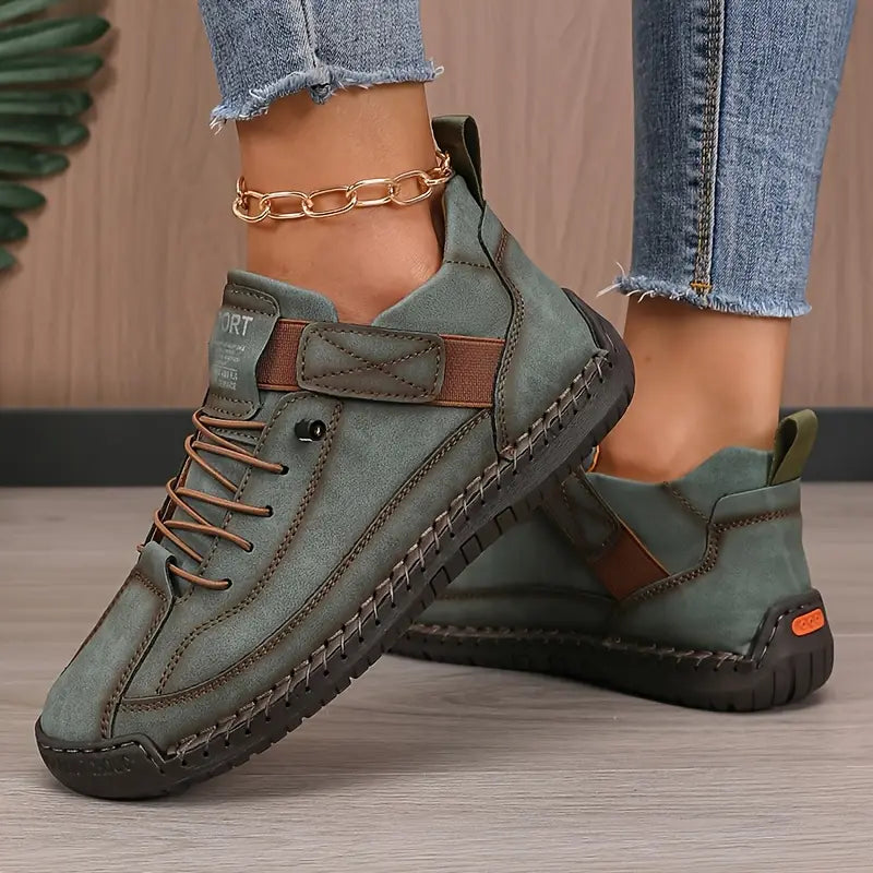 Sneakers Casual Uomo con Punta Larga e Suola Comfort Antiscivolo