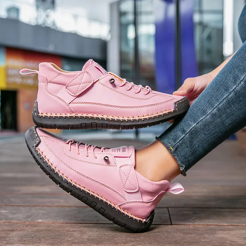 Sneakers Casual Uomo con Punta Larga e Suola Comfort Antiscivolo