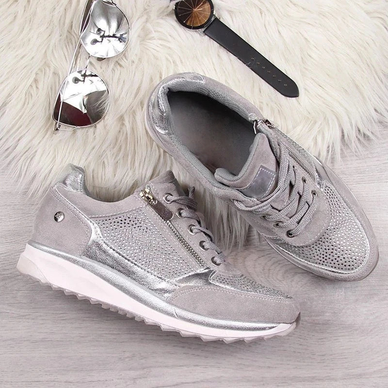 Women's Cushioned Sports Shoes with Non-Slip Sole