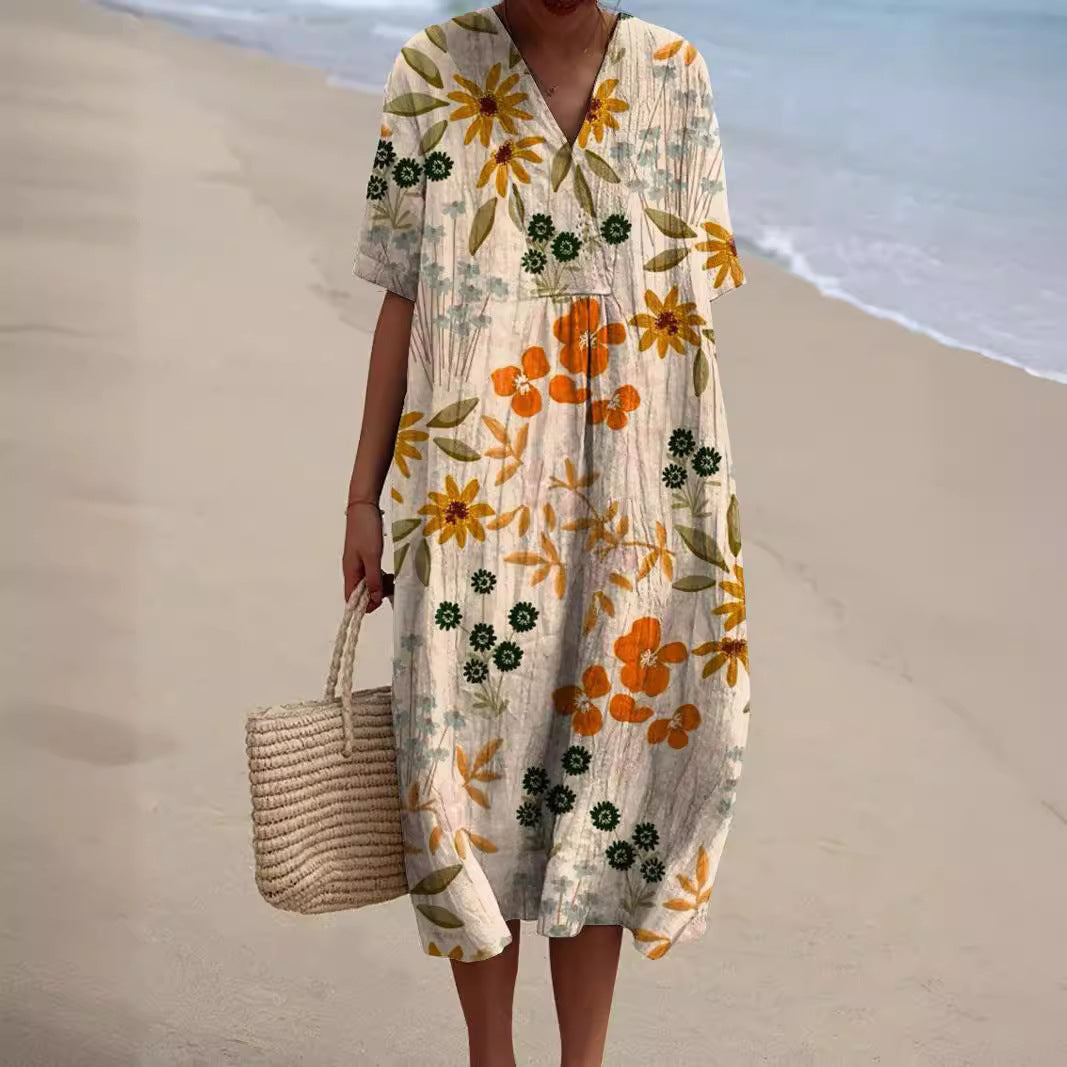 Robe à Motif Floral