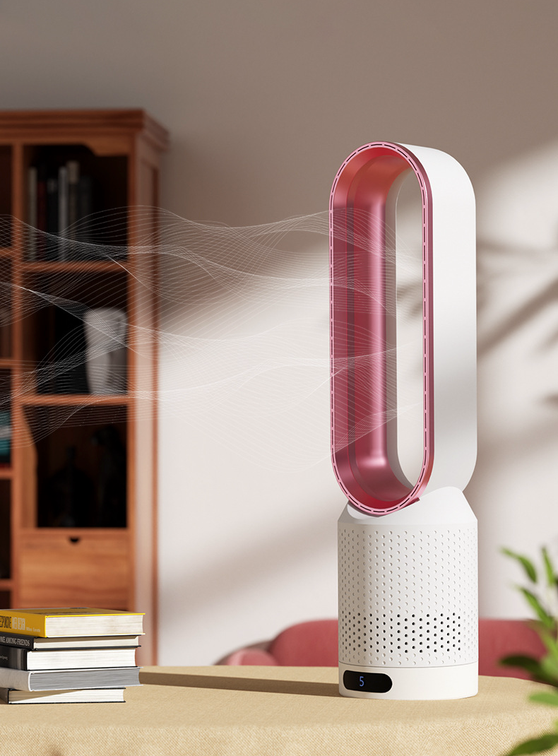 Rafraîchisseur d'air 3-en-1 sans pales et purificateur