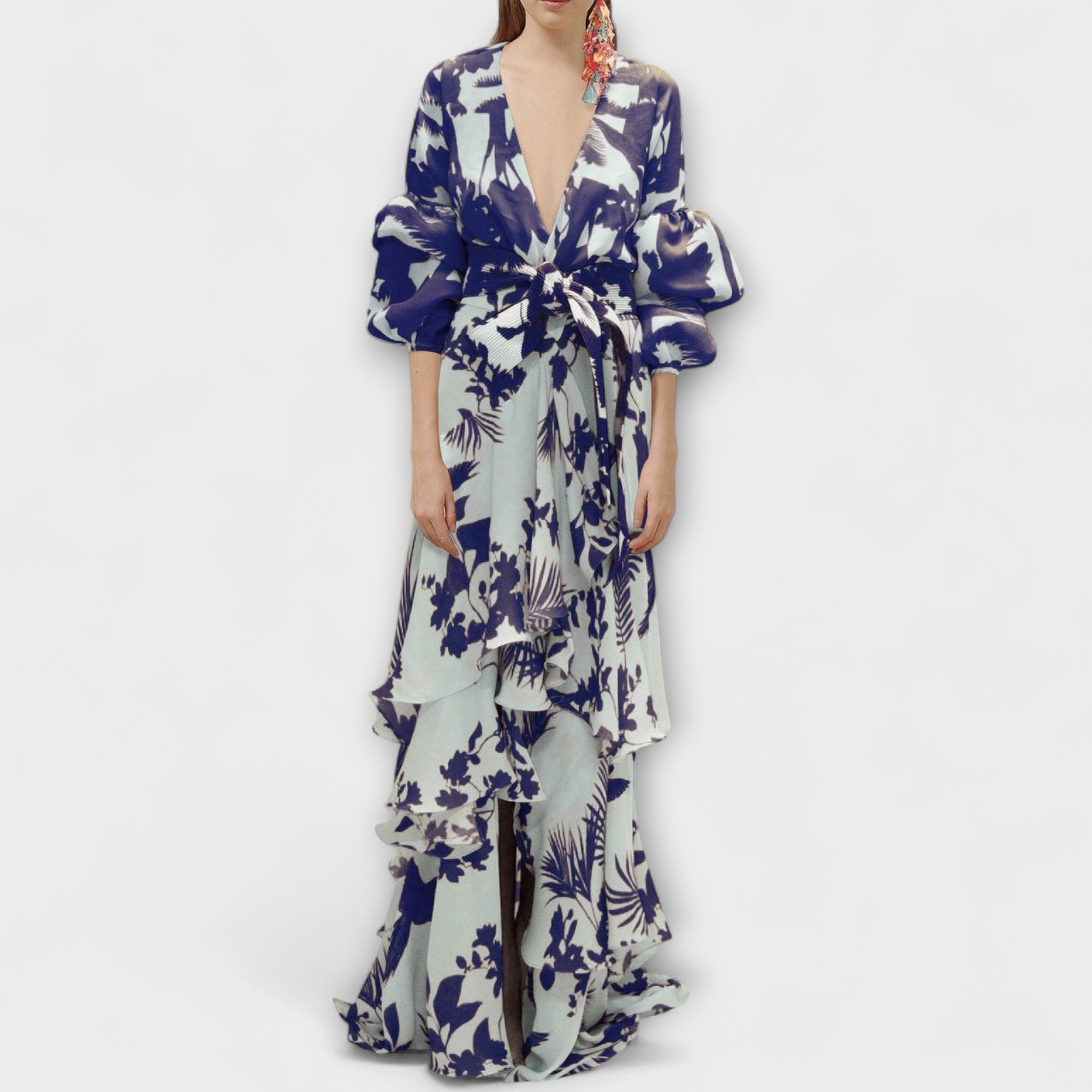 Marie - Rochie din chiffon fluid pentru ocazii festive