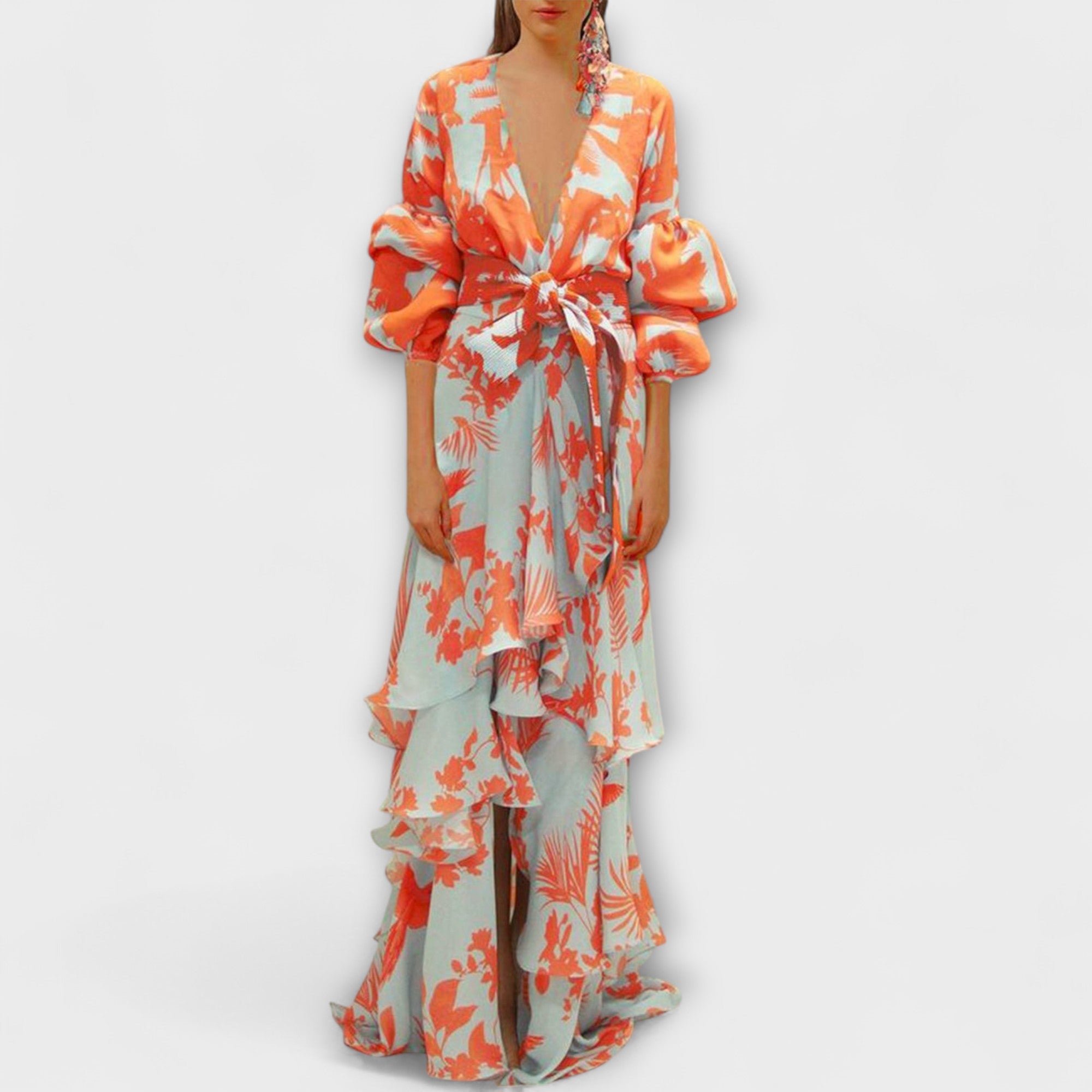Marie - Ρευστό Φόρεμα Chiffon για Εορταστικές Περιστάσεις