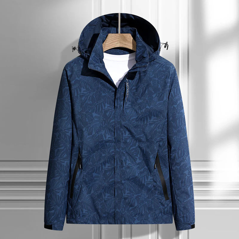 Giacca Invernale Leggera da Uomo con Cappuccio e Cerniera | Giacca Antivento e Antipioggia Windbreaker