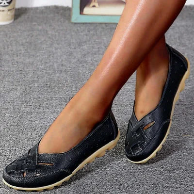 Mocassins orthopédiques en cuir respirant