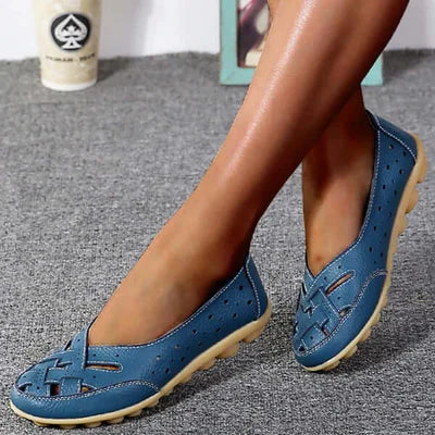 Mocassins orthopédiques en cuir respirant