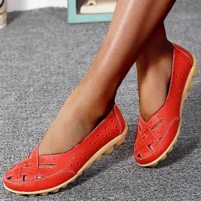 Mocassins orthopédiques en cuir respirant