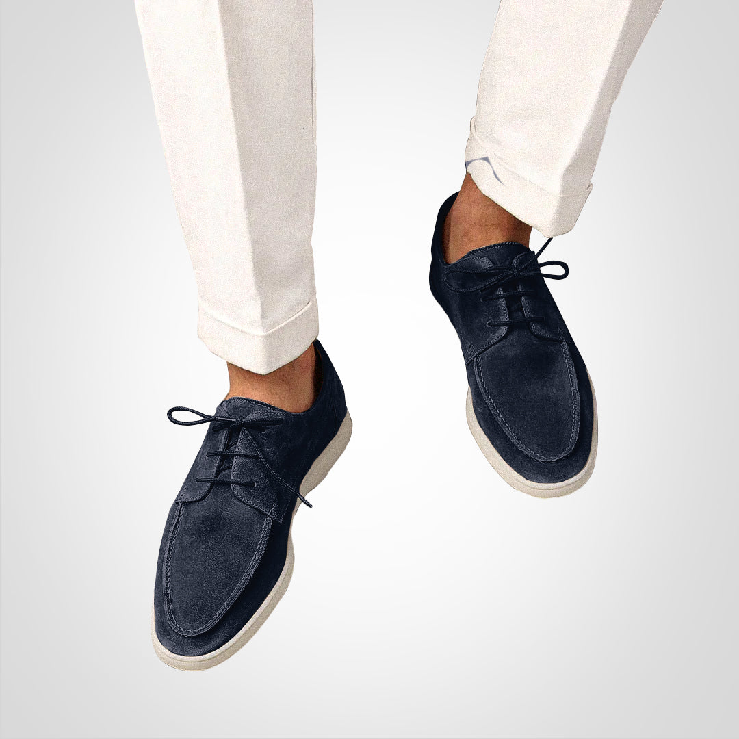 Mocassini Casual Uomo in Camoscio con Suola Leggera