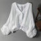 Sommerbluse i linned Eliana