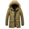 Parka da Uomo con Cappuccio in Pelliccia Caldo | Giacca Invernale con Tasche Multiple
