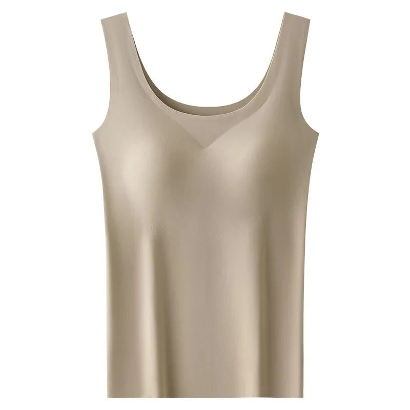 Seamless top med integreret bh