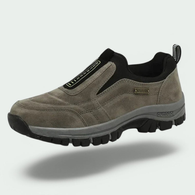Pánské slip-on boty na chůzi – tlumená podpora a protiskluzová podrážka
