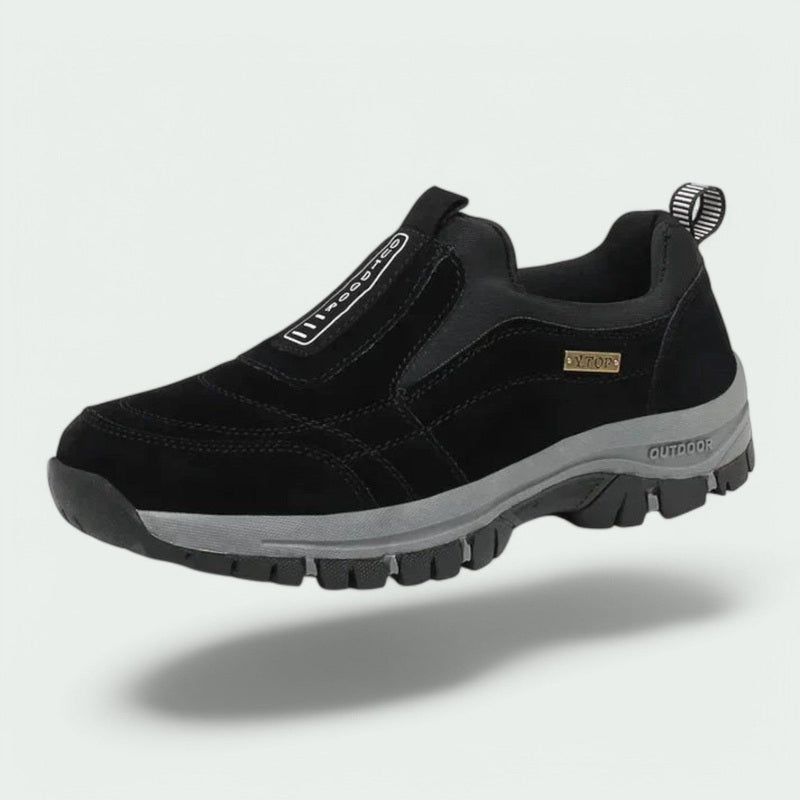 Pánské slip-on boty na chůzi – tlumená podpora a protiskluzová podrážka