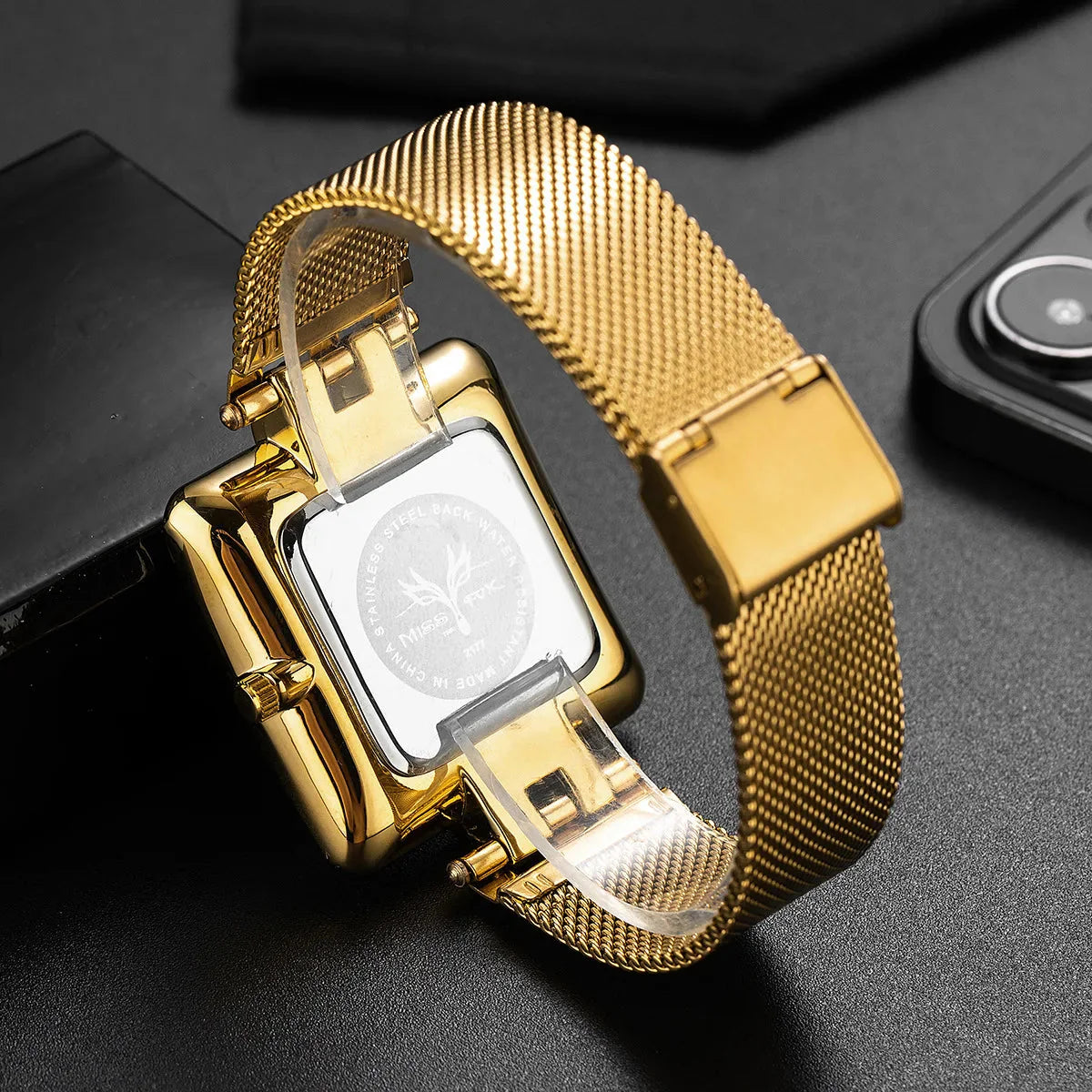 Astor Square Watch - Redwood Main