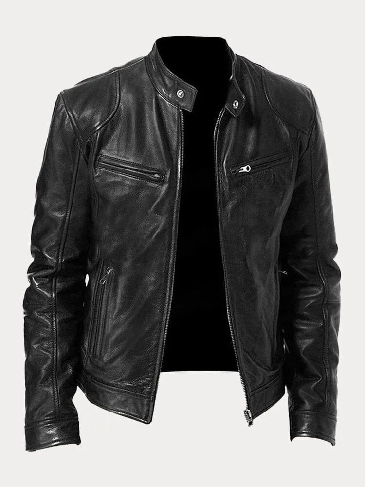 Rino - Giacca in Pelle Casual