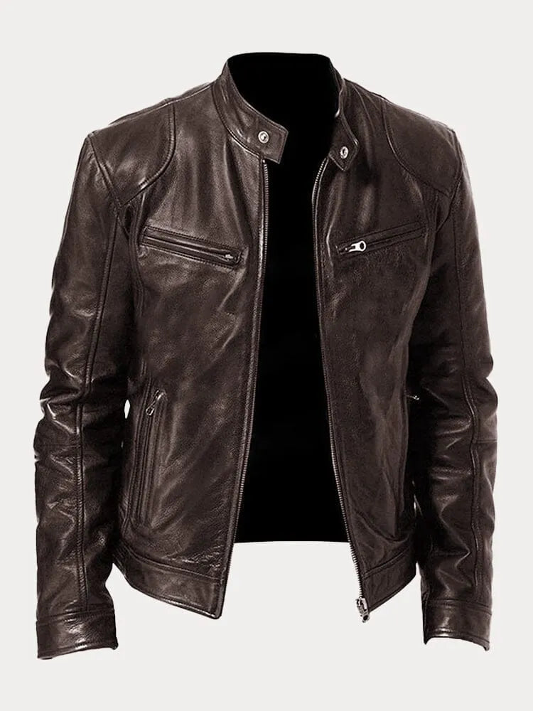 Rino - Giacca in Pelle Casual