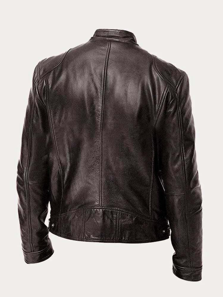 Rino - Giacca in Pelle Casual