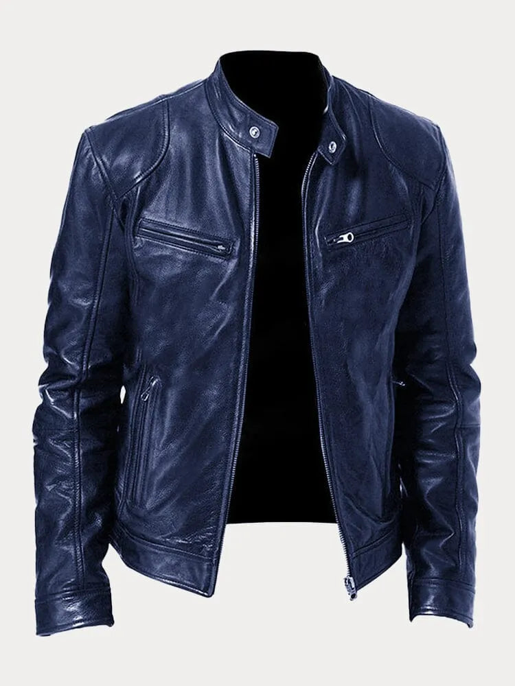 Rino - Giacca in Pelle Casual