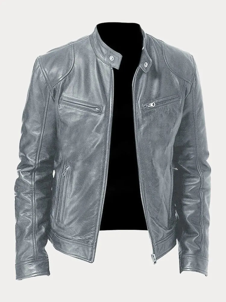 Rino - Giacca in Pelle Casual