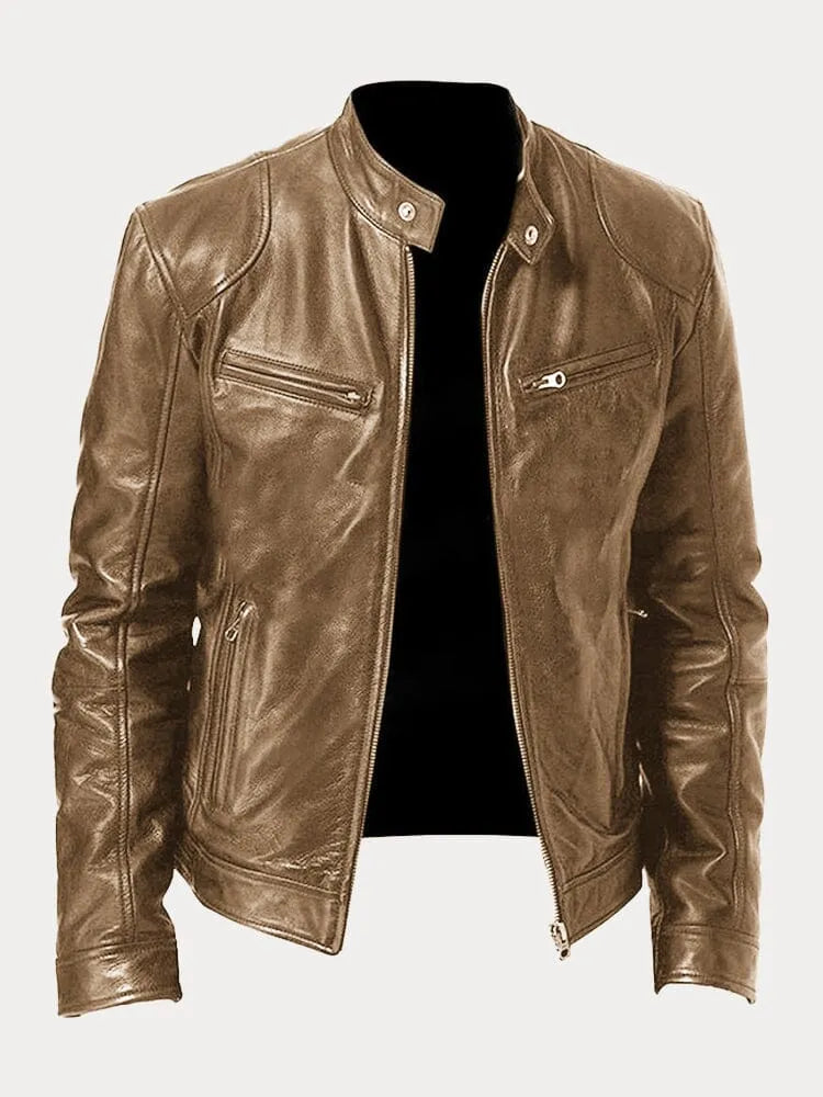 Rino - Giacca in Pelle Casual