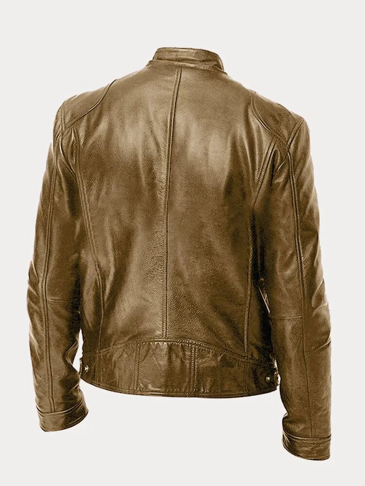 Rino - Giacca in Pelle Casual
