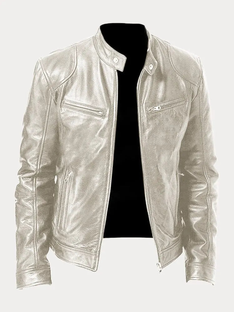 Rino - Giacca in Pelle Casual
