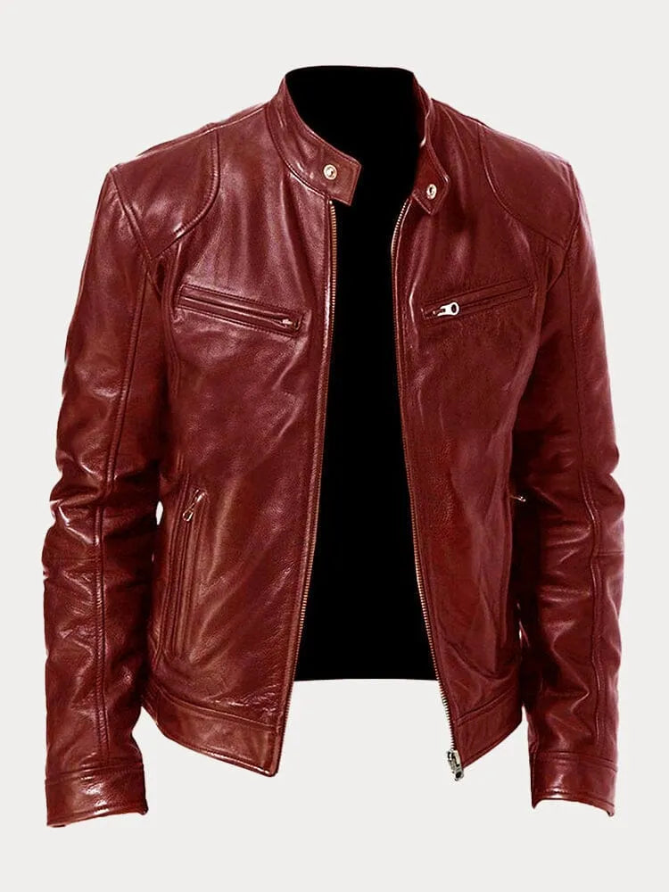 Rino - Giacca in Pelle Casual