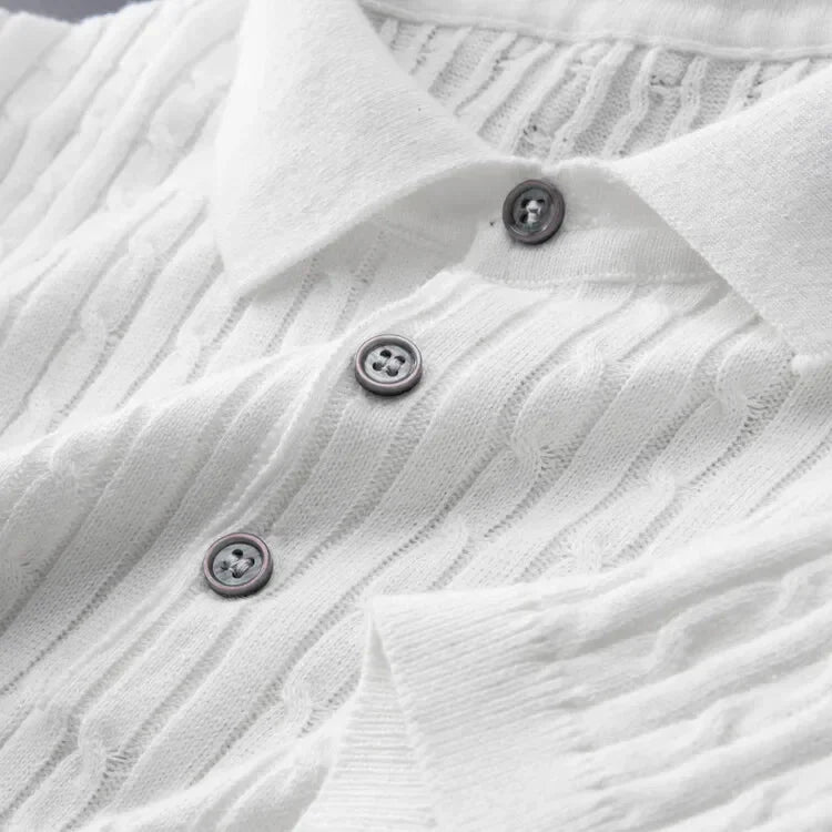 Loric Cotton Polo - Redwood Main