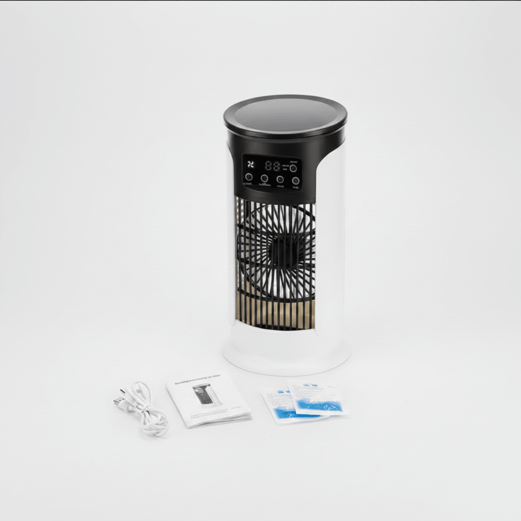 FreshWind Rafraîchisseur 3-en-1 avec humidificateur et LED