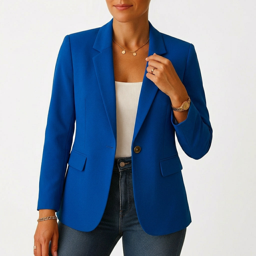 Sofía | Blazer para mujer con cierre de un botón y solapa clásica | Profesional