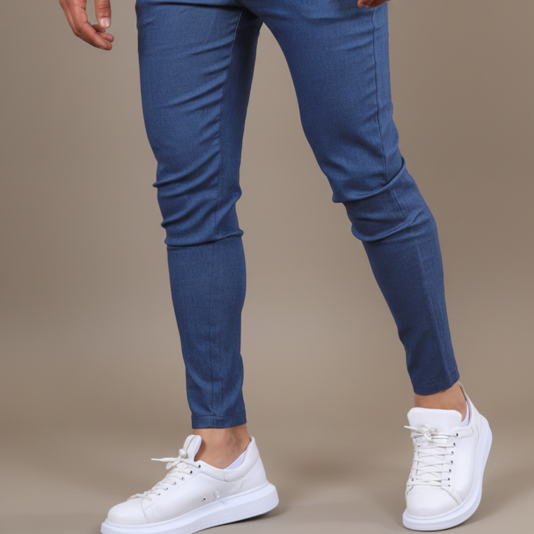 Unax | Pantalones Chino Hombre Skinny Fit Tobillo Ajustado Bolsillos Laterales Pasantes