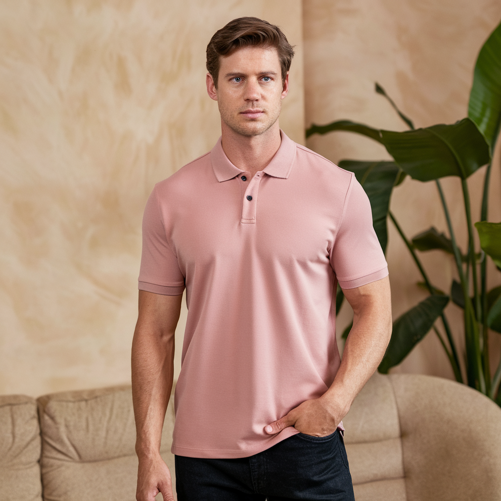 Pánské polo Premium z lehké příze Seta Leggera